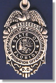 florida corrections badge dept jewelry fl officer badges sadiamonds