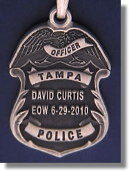 tampa police badge badges charms florida