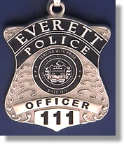 everett police badge badges ma