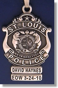 St. Louis, Missouri Police Badge Charms