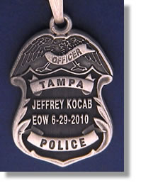 tampa police badge badges sadiamonds charms florida