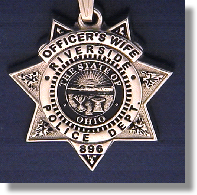 Riverside, Ohio Police Badge Charms