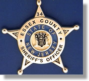 Essex County, New Jersey Police Badge Charms