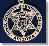 Pinal County, Arizona Police Badge Charms