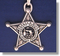 Alachua County, Florida Police Badge Charms