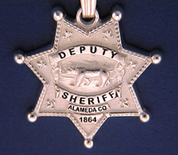 Alameda County, California Sheriff Badge Charms