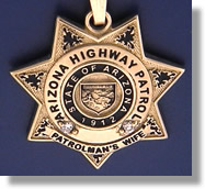 Arizona Highway Patrol Badge Charms