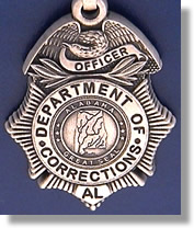 Alabama Department of Corrections Badge Charms