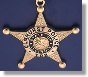 Elmhurst, Illinois Police Badge Charms