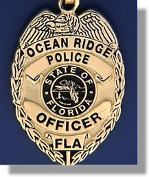 Ocean Ridge, Florida Police Badge Charms