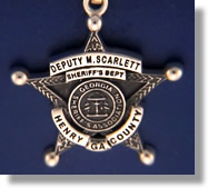 Henry County Sheriff, Georgia Police Badge Charms