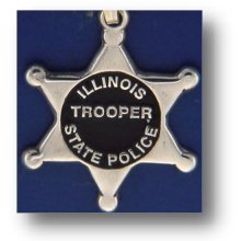 Illinois State Police Badge Charms