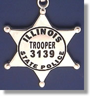 Illinois Police Badge Charms