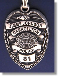 Carrollton, Georgia Police Badge Charms