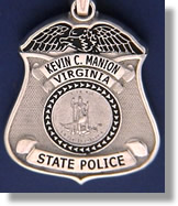 Virginia State Police, Virginia Police Badge Charms