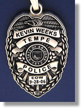 Tempe, Arizona Police Badge Charms