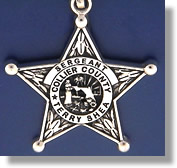 Collier County, Florida Police Badge Charms