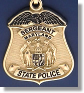 Maryland State Police Badge Charms