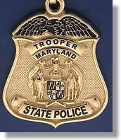 Maryland State Police Badge Charms