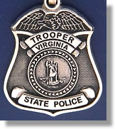 Virginia State Police, Virginia Police Badge Charms