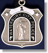 Waterbury CT Police Badge Charms