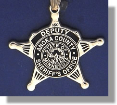 Anoka County, Minnesota Badge Charms