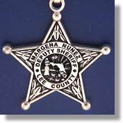 Lee County, Florida Sheriff Badge Charms