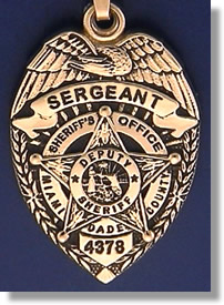 Dade County, Florida Police Badge Charms