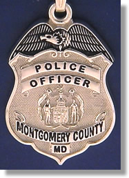 Montgomery County, Maryland Police Badge Charms