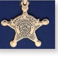 Rockingham County, New Hampshire Police Badge Charms