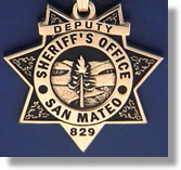 San Mateo County, California Sheriff Badge Charms