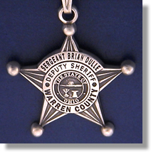 Warren Co., OH Police Badge Charms