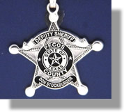 Plano, Texas Police Badge Charms