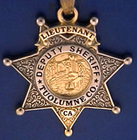 Tuolumne County, California Badge Charms