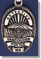 Vancover, Washington Police Badge Charms