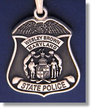 Maryland State Police Badge Charms