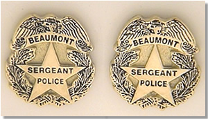 Police Sergeant Earrings #2